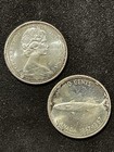 1867-1967 Elizabeth Ii Silver Dime Fish Commemorative Ten Cent Coin Canada Dime