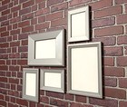Rocky Mountain Goods Picture Hangers For Brick  Concrete And Cinder White 