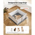 Dog Whelping Box 48 X 48 X 18 1 Inch With Height Adjustable Door For Large Dogs