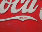 Vintage 1939 Drink Coca Cola Embossed Metal Sign