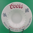 Vintage Coors Beer Ceramic Porcelain Ashtray 5  7 8 Used