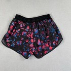Lululemon Shorts Womens 6 Black Hotty Hot Low Rise Lined Dandy Digie Running Gym