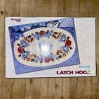 Nib Vtg Wonderart Caron Latch Hook Rug Kit 4490 Queen Anne 34  X 50    Sealed