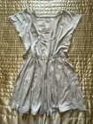 Authentic Vintage  Abercrombie   Fitch Cream Babydoll Top Y2k Fashion  Rare  