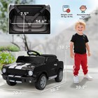 12v Battery Powered Electric Vehicle  Licensed Kids Ride On Car  Black