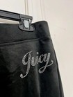 Nwt Juicy Couture Size S Velour Tracksuit Hoodie pants Black Small Nwt New