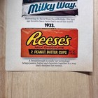 1972 Hershey Milky Way Reese   s Candy Bar Vintage Print Ad
