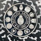1997 Argentina Zamba 5 Pesos Lot jm2246 Large Silver  Proof 