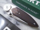 Crkt Walker Lock Pocket Knife 4200 14c28n Blade Steel G10 Sheepfoot Folder New