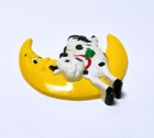 Vintage 90s Homco Nursery Rhymes Decor The Cow Jumped Over The Moon Wall Hanging