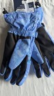 Lands  End Nwt Kids Large Squall Ez Touch Winter Gloves Blue Stars Waterproof