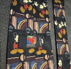 Vintage Mickey Unlimited Disney Mickey Mouse 90s Polyester Tie 56    In Length 