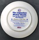 Ny Yankees Mickey Mantle Numbered Plate Hamilton Collection 23k Gold 1992  207s