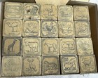 Vintage Uncle Goose 20 Classic Abc Wooden Alphabet Blocks