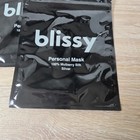 New Blissy 100  Mulberry Silk Personal Face Masks Lot Of 2 Silver