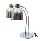 2-head Food Warmer Light Commerical Buffet Tabletop Food Heating Lamp W 2 Bulbs