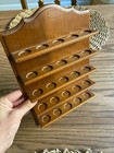 Vintage Wood Thimble Display Shelf Vintage Wood Trinket Shelf Cottagecore Retro