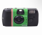 Fujifilm Quicksnap Disposable Film Camera 27 Exposures Green black Modern