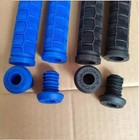 Haro Team Grip Flanged Bmx Handlbar Black   Blue