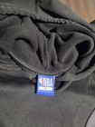 Nba Men   s Pullover Hoodie Fleece Colorblock Black gray Logo Size Small