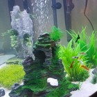 Aquarium Ornament Mountain Decor Stone Statue Rockery Cave Landscape Fish Tank