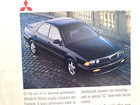 1991 Mitsubishi Diamante Ls Print Ad Introducing