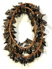 Native American Shaman Medicine Man Dew Claw Necklace  Old Trade Cloth  1880 s