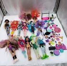 Monster High Dolls Lot Of 13 With Large Accessories Mixed Lot - See Pics desc  