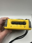 Vintage Sony Walkman Sports Wm-sxf10 Fm Am Radio Cassette Player Yellow Tested