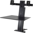 Ergotron 33407085 Workfit Desk Mount 24  Monitor Black