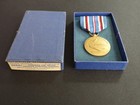 Wwii Original American Campaign Medal And Ribbon Bar In Box