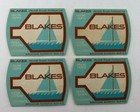 Vintage Lot Set Of 4 Blakes Holiday Hire Craft Beer Mat Coasters Man Cave