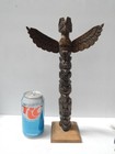Lrg John Williams Signed Nootka Nwc Indian Wood Totem Pole - Hudson Bay