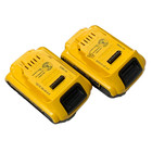 Dewalt Dcb203-2 20v Max 20-volt Compact 2 0ah Li-ion Tool Battery 2-pack   0007