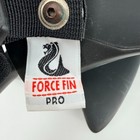 Original Force Fin Pro Scuba Diving Snorkeling Fins Size M Long Open Heel Seals