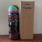 Owala 32oz Freesip Stainless Steel Water Bottle     Sugar Skull-2026gift free Ship