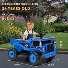 12v Ride On Dump Truck Electric Construction Car With Remote Control Kids Toys