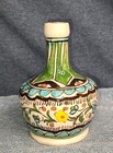 Vintage Turkish Hand Painted Kutahya Pottery Bottle Vase