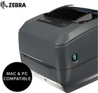 Zebra Gk420t Barcode Label Printer - Gk42-102210-00ga  usb ethernet Model 
