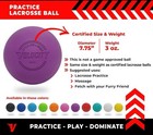 Velocity Lacrosse Balls Pack Of 6 Purple Official Nfhs   College Approved Size