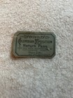 Antique 1893 Columbian Exposition Chicago World Fair Original Return Pass Ticket