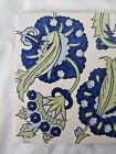 Antique Delft  Painted 5 Inch Tile Arts   Crafts W Morris Int Damascus Flower