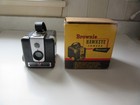 Vintage Kodak Brownie Hawkeye Flash Outfit Model Camera W original Box