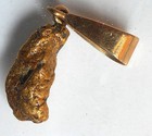 Gold Nugget Pendant  Natural California   3 40 Grams   Good Character  Gold Rush