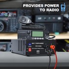 13 8v 30a Dc Power Supply For Ham Radio 30 Amp Compact Regulated Bench Black