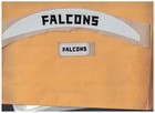 Atlanta Falcons Full Size Football Helmet Decals With Bumpers