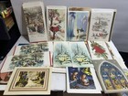 Vintage 1950s   60s  Greeting Card Lot Of  32 Unused Charming Christmas Cards