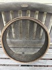 Antique Bentwood    Metal Wire Mesh Grain Sieve Sifter 17    New York Primitive