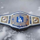 New Los Angeles Dodgers World Wrestling Legacy Title Belt 2mm Adult Size