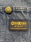 Vtg Oshkosh Bgosh Denim Chore Coat Union Made Usa Jacket Xl 60s 70s Jeans Slubby